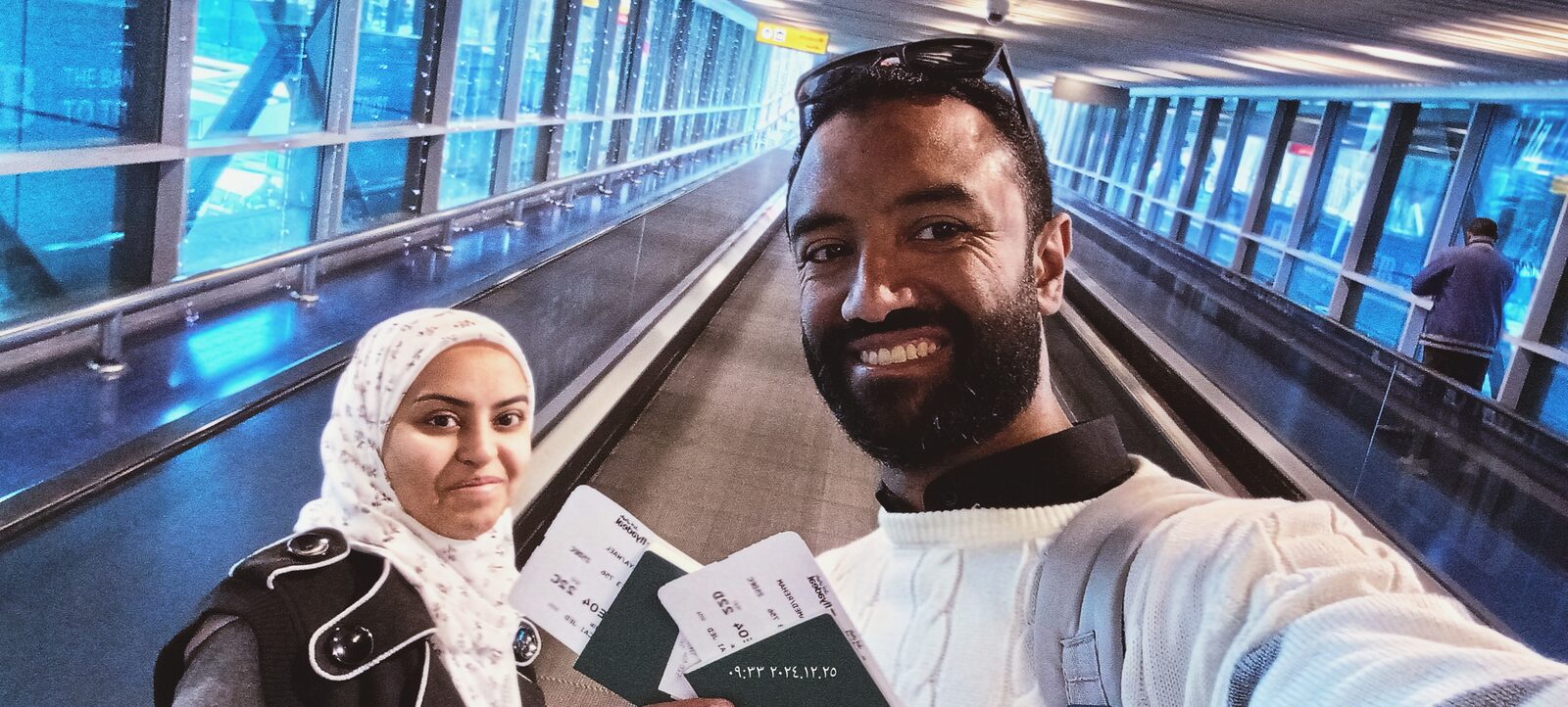 لحظات من رحلة عمرة مع وائل فريد